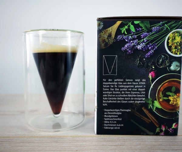 Doppelwandige Espresso Tassen im 2er Set