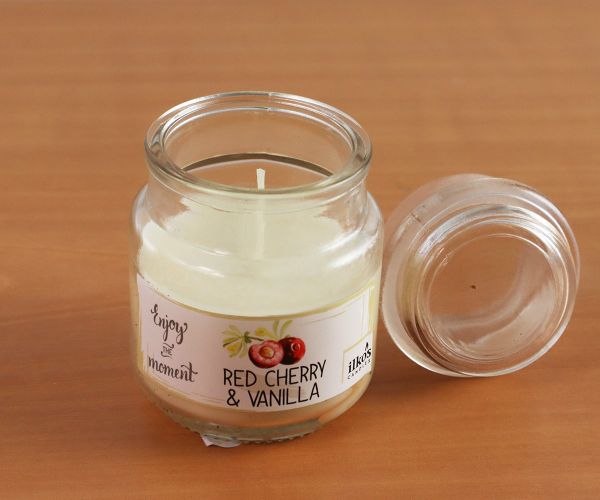Duftkerze im Glas "Red Cherry & Vanilla"