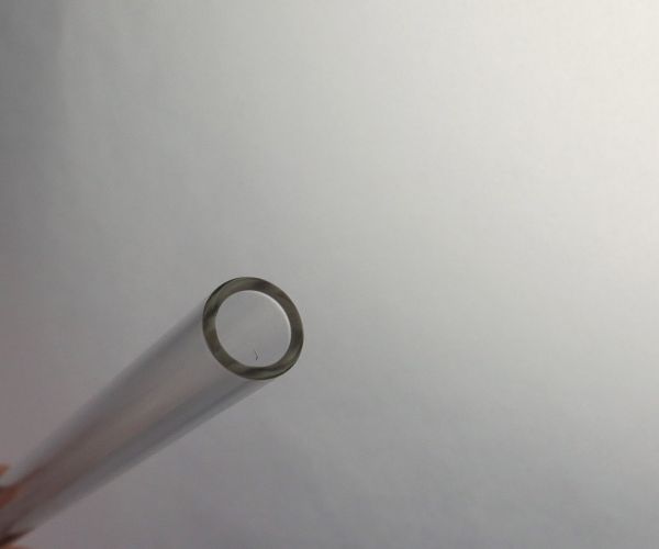 5tlg. Set Ø 12mm Trinkhalme aus Glas inkl. Reinigungsbürste