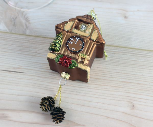 Weihnachtskugel Kuckucksuhr
