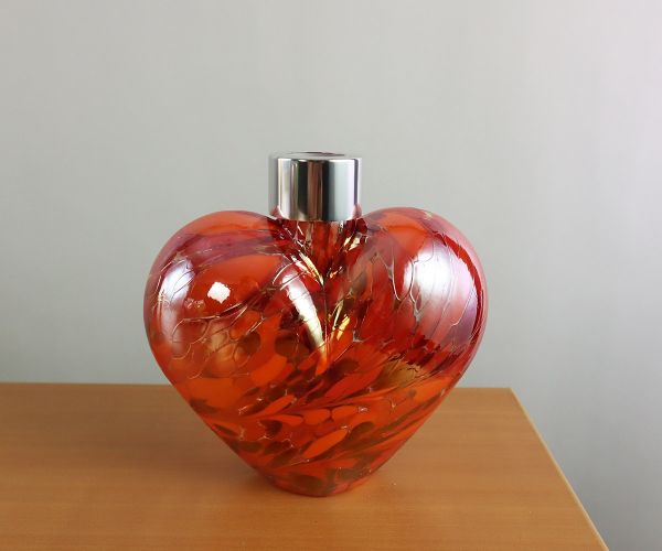 Herz Diffuser aus Glas für Duftöle