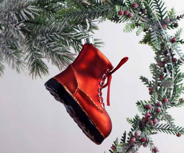 Weihnachtskugel Wanderstiefel