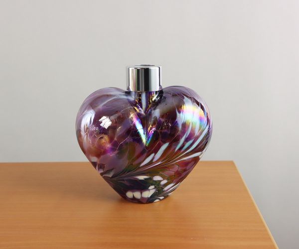 Herz Diffuser aus Glas für Duftöle