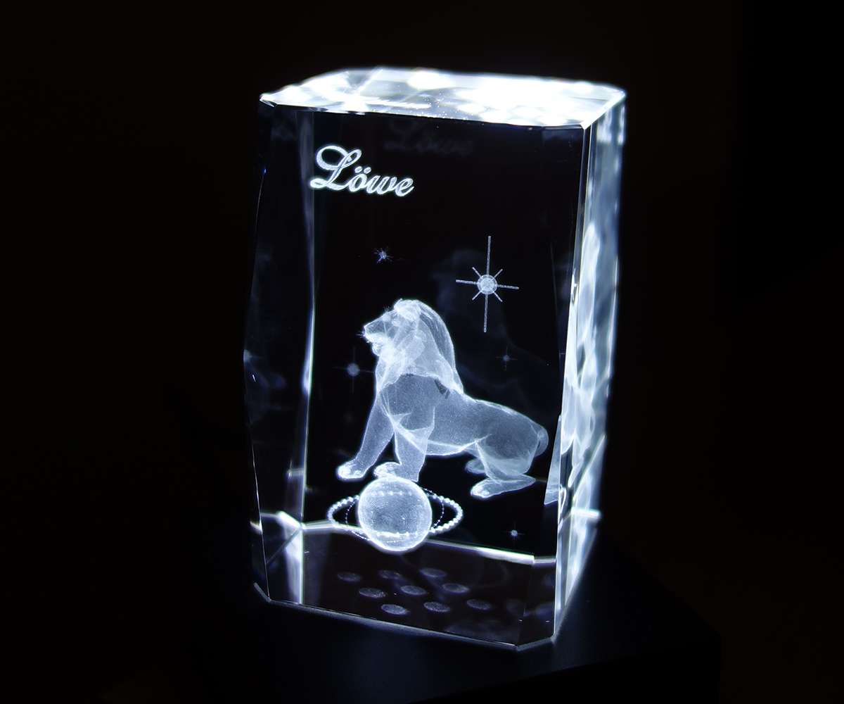 HDCRYSTALGIFTS 60 Mm Kristall-Dekokugel, 3D-Lasergr Produktbild-Vorschau 7
