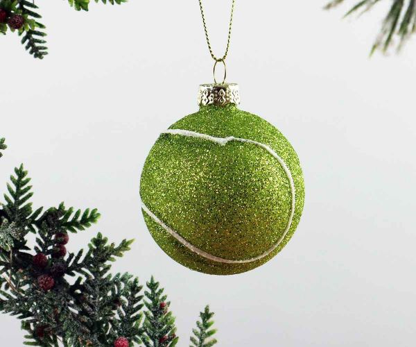 Weihnachtskugel Tennisball