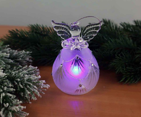 LED Engel weiß 10 cm