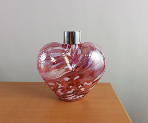 Herz Diffuser aus Glas für Duftöle