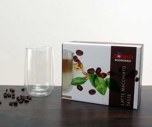 Doppelwandige Latte Macchiato Becher im 2er Set
