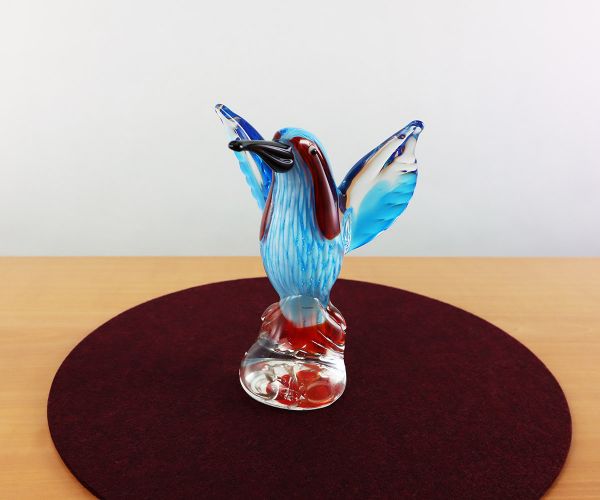 Glastier Eisvogel