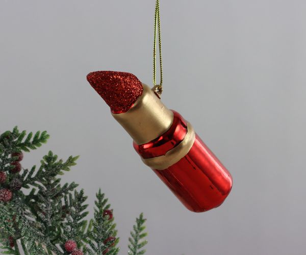 Weihnachtskugel Lippenstift