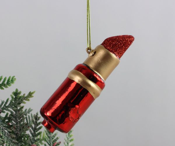 Weihnachtskugel Lippenstift