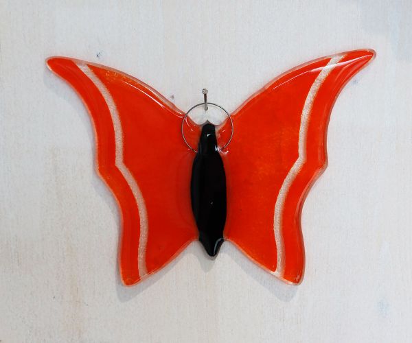 Oranger Schmetterling zum Aufhängen