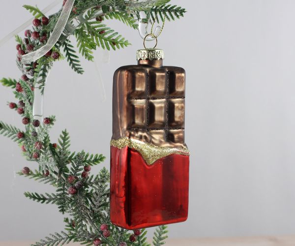 Weihnachtskugel Schokoladentafel