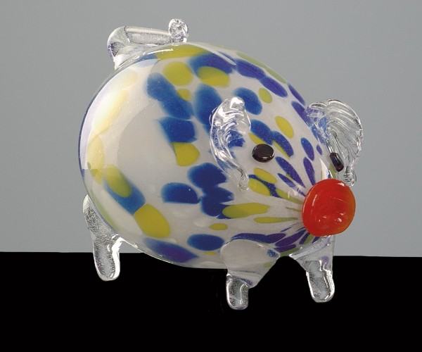 Weißes Sparschwein