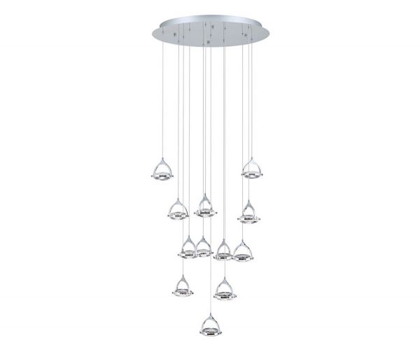 LED Deckenleuchte Eclipse chrom