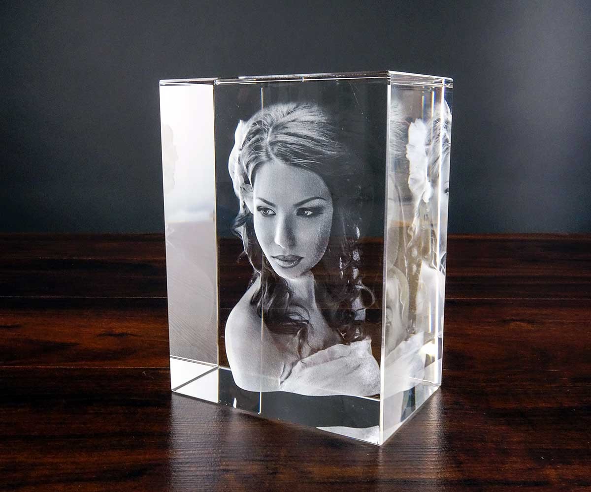 3D-Glasfoto XXL 20x15x10cm
