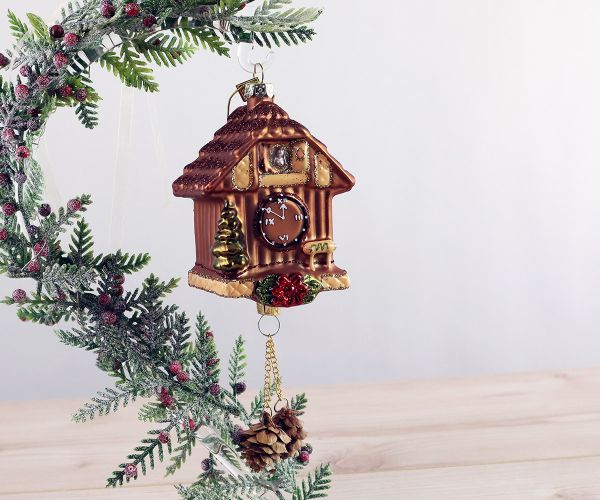 Weihnachtskugel Kuckucksuhr