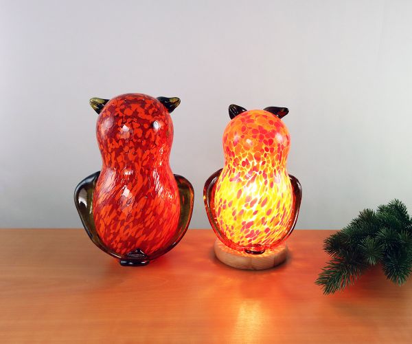 Glaseule rot / orange