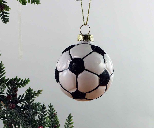Weihnachtskugel Fußball