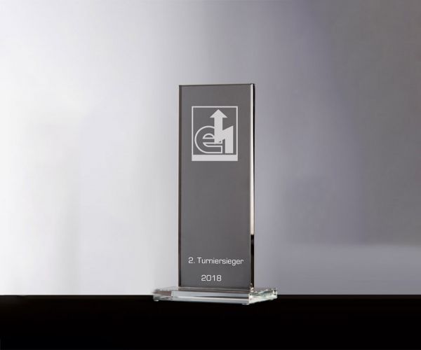 Flachglas Trophäe GREY