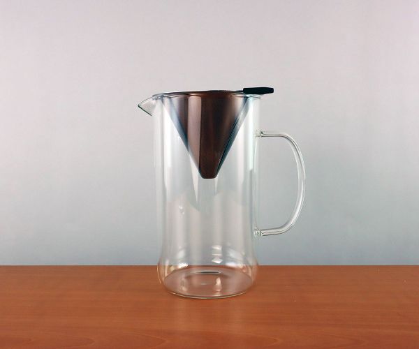 Kaffeebereiter 1,8 Liter aus Borosilikatglas mit Edelstahlfilter