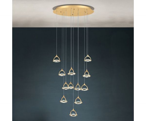 LED Deckenleuchte Eclipse gold
