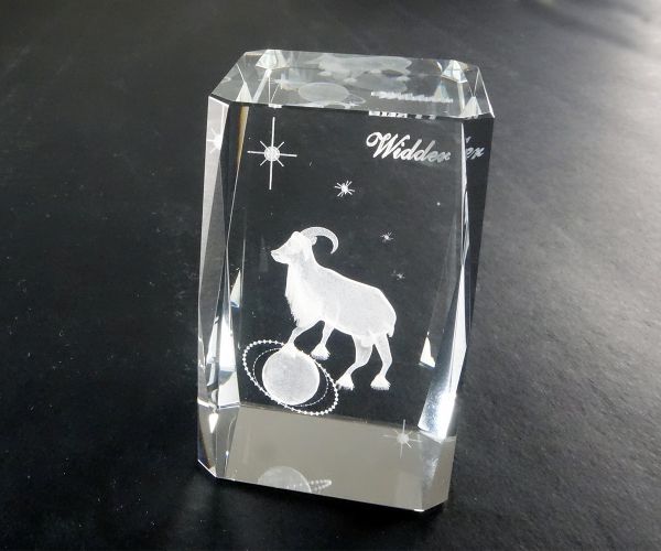 3D-Laserwürfel Widder