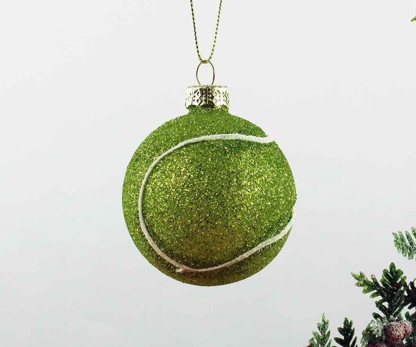 Weihnachtskugel Tennisball