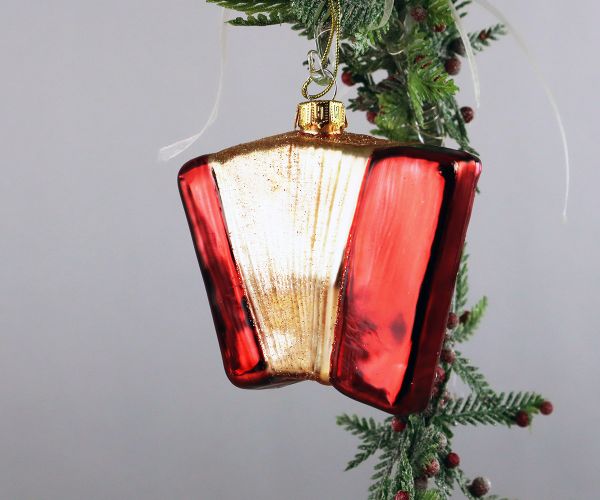 Weihnachtskugel Akkordeon