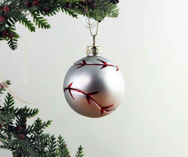 Weihnachtskugel Baseball
