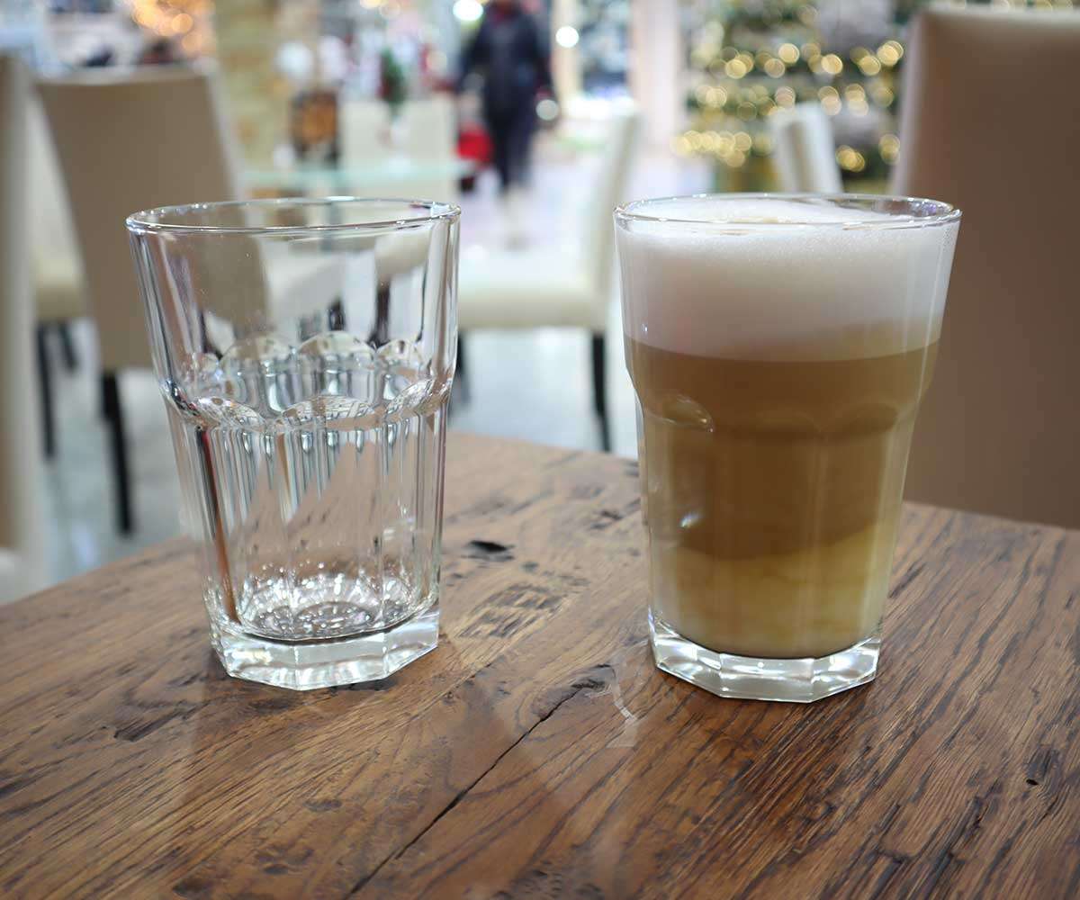 Latte Macchiato Glas 