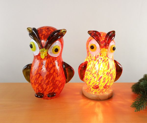 Glaseule rot / orange