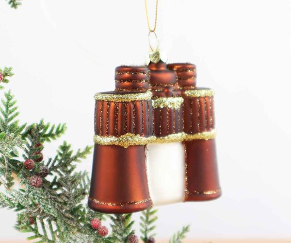 Weihnachtskugel Fernglas