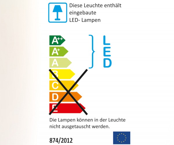LED Deckenleuchte Eclipse chrom