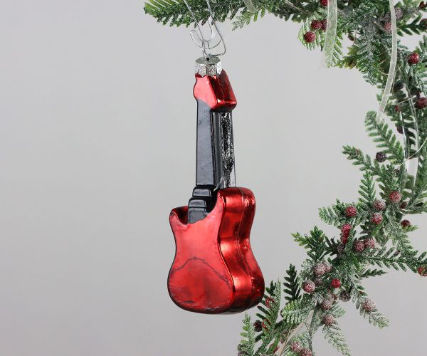 Weihnachtskugel Gitarre