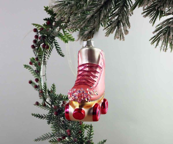 Rollschuh Weihnachtskugel