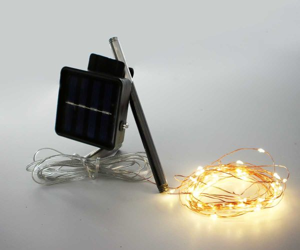 Solarmodul inkl. Lichterkette für Licht- und Gartenkugeln