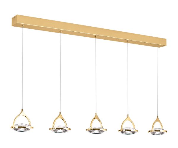LED Deckenleuchte Eclipse gold
