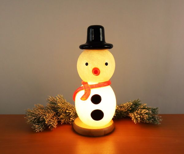 Glasfigur Schneemann