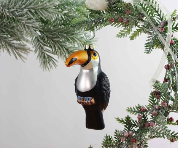 Weihnachtskugel Tukan