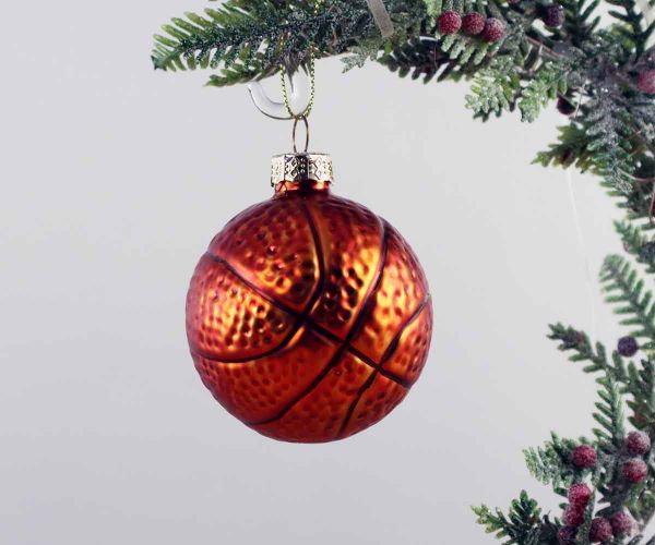 Weihnachtskugel Basketball