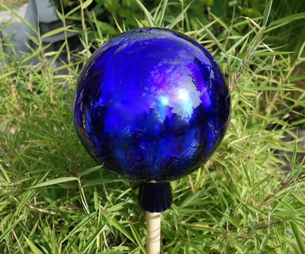 Rosenkugel blau