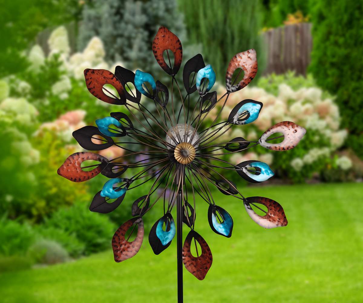 Solar Gartenstab Windrad | JOSKA Glasparadies