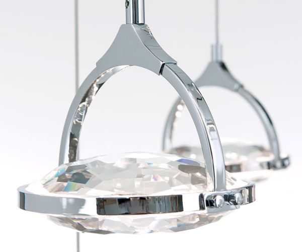 LED Deckenleuchte Eclipse chrom