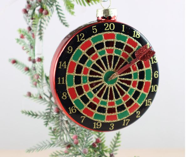 Dartscheibe Weihnachtskugel