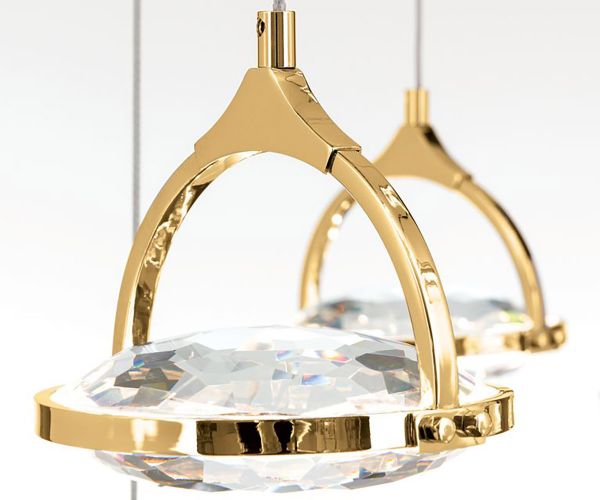 LED Deckenleuchte Eclipse gold