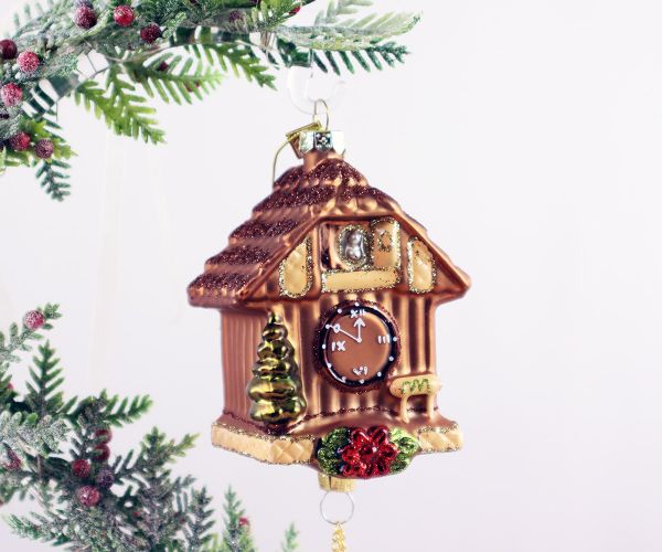 Weihnachtskugel Kuckucksuhr