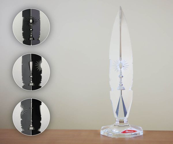 Monstranz aus Glas