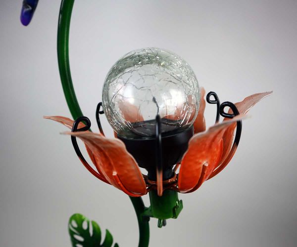 Gartenstab mit Solar "Schmetterling"