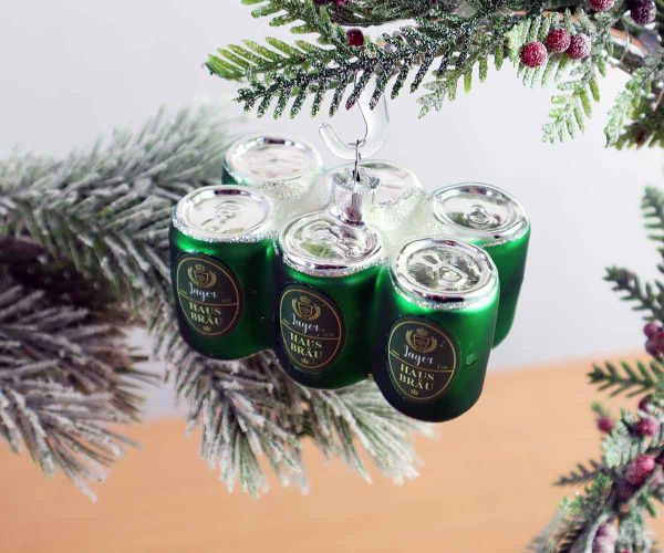 Weihnachtskugel Sixpack Dosenbier